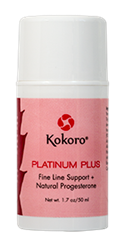 Platinum Plus Fine Line Support and Natural Progesterone
